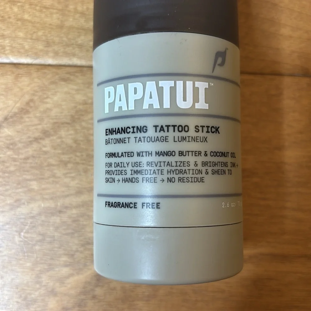 Papatui | Enhancing Tattoo Stick | Fragrance Free | Mango Butter & Coconut Oil 2